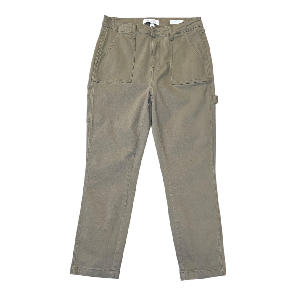 Judy Blue Women's Olive Utility Carpenter Pants Slim Fit Size 9/29